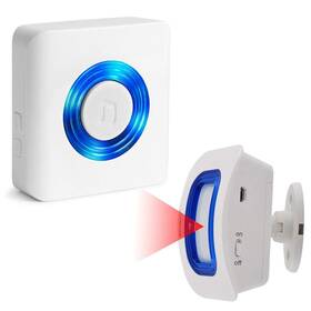 Yistech 762102483821 Wireless Motion Sensor Detect Alert Home Security Driveway Alarm Det