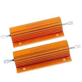 Yohii 604213498465 Wirewound Resistors 100 Watt 20 Ohm Aluminum Case Chassis Mounted Resis