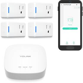 Ys6604-uc Yolink Ys1603-uc 4 Smart Plugs 1/4 Mile Worlds Longest Range Plug Compatible With