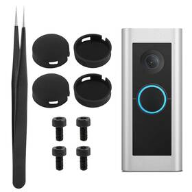 22433235 Yonderfume Round Doorbell Button Replacement Switch With Screws Easy Install Black