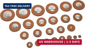 Yootones 780669704678 25pcs Sax Leather Pads 14 Sizes Replacement Accessories Compatible With