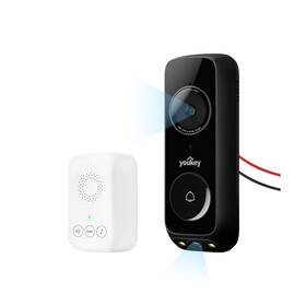 Db322 Youkey Wired Doorbell Camera With Chime No Monthly Fee 2k Video Dual