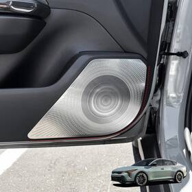 H326-f Youtoocar 4pcs Stainless Steel Door Speaker Covers Trim Compatible With Kia K