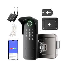 Yuhabaz 707457475251 Smart Gate Lock Electronic Locks For Outdoor Fence Keyless Rim L
