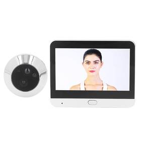 Yunir6d87w4xky3 Yunir Door Peephole Camera 4.3 Inch Two Way Intercom Noise Reduction Doorbel