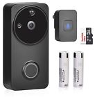 Yyh0302-black Tintol Wireless Video Doorbell Smart Camera With Chime 634759197966