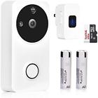 Yyh0302white Wireless Video Doorbell Smart Camera With Chime And 634759197959