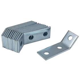 540-18 Zanura 45 Degrees 3 Hole Open Angle Bracket Metal Corner Brace Framing Connector Fit