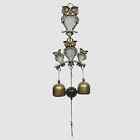 Zoquna Owl Gate Bell Bronze Brass Copper Wind Chime Glitter White Home Garden Decor New 725873554480