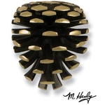 Michael Healy Pinecone Door Knocker, Brass 4" W X 3" 1/2" MH2291. Fixed Price $149.99.