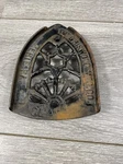 Vintage Antique Griswold Cast Iron Classic Trivet Sad Design. Fixed Price $69.99.