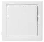 No Push Wireless Plug-in Doorbell Kit With 1 Button, White. Fixed Price $10.69.