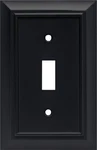 Franklin Brass Architectural (1-PACK) Decorative Single Switch, Flat Black. Fixed Price $14.99.