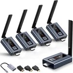 Upgraded Wireless Hdmi 4 Receivers And Transmitter With Led Screen, To 6 R.... Fixed Price $290.17.