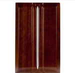Hampton Bay Wireless Wired Door Bell Dark Oak Wood With Silver Insert. Fixed Price $38.99.