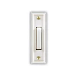 Globe Electric 18000092 Wired Doorbell Push Button, Led Light, White - Quantity. Fixed Price $51.52.