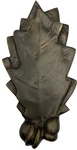 Solid Brass Oak Leaf Door Knocker X 2.75" Antique Front Decor. Fixed Price $38.40.