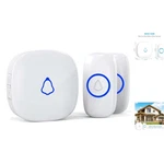 Elegant Wireless Door Bell With 5 Volume Levels & Led Flash - Perfect For Home. Fixed Price $39.99.