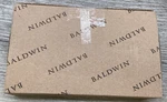 Baldwin 0102190 Door Knocker Satin Black Finish. Fixed Price $62.99.
