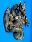 Dragon W/orb Wall Decoration Collector Gothic Art Design Toscano Sculpture 9". Fixed Price $47.45.