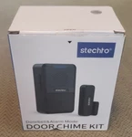 Wireless Chime, 600FT Range 2 Magnetic Alarm Sensor 1 Doorbell Stechro. Fixed Price $24.90.