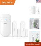 Wireless Door Sensor Chime System - 500FT Range And Led Alerts For Security. Fixed Price $35.19.
