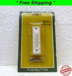 Rittenhouse Vintage Doorbell Push Button Wired White Flush Mount New Old Stock. Fixed Price $11.95.