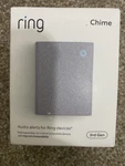 Ring Chime 3RD Gen Enhanced Audio Real-time Alerts Home Security Easy Plug. Fixed Price $22.97.