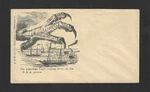 1860 Civil War Patriotic Cover - American Eagle Claw Coming Down On Csa Pirates. Fixed Price $14.95.
