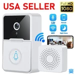 Wireless Security Smart Wifi Doorbell Intercom Video Camera Ring Chime. Fixed Price $13.89.