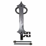 Key Shaped Chrome Plated Brass Door Knocker With Hardware Renovators Supply. Fixed Price $39.99.