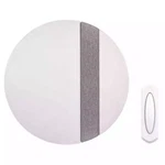 Hampton Bay Wireless Doorbell Kit White With Gray Fabric 1006 013 622. Fixed Price $13.31.