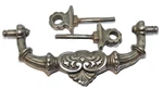 Old Antique Cast Iron Door Knocker Off Letter Box (DK116). Fixed Price $22.47.