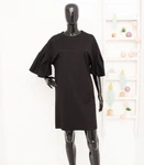 Cos Dress Bell Sleeves Black Relax Fit Seamed Upper Part Knee Oversized. Fixed Price $30.77.