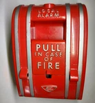 Edwards Fire Alarm Pull Station Glass Tube Style Local Nos - Metal. Fixed Price $39.99.