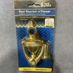 Brass Door Knocker With Viewer--anvil Mark #807275. Fixed Price $8.09.