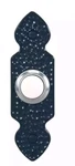 Heath Zenith SL-729-00 Black Plastic Wired Pushbutton Doorbell 3.625 HX1 In.. Fixed Price $6.26.
