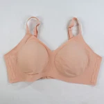 Honeylove Silhouette Bra Size 1X Sand Beige Wireless Velvet Padded Adjustable. Fixed Price $25.46.