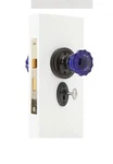 Nostalgic Warehouse 726475 Rope Rosette Privacy Crystal Cobalt Glass Door Knob. Fixed Price $101.00.