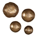Uttermost Lucky Coins Brass Wall Bowls (set Of 4) Multi-size. Fixed Price $386.60.