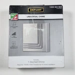 Defiant Wireless Wired Doorbell Chime, Brushed Nickel 1008 504 903. Fixed Price $11.96.