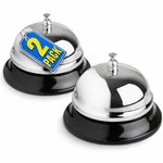 1INTHEOFFICE Call Bell, Desk Service Chrome Finish, 2 Pack. Fixed Price $12.30.