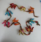 Handmade Colorful Beaded String 9 Elephant Door Chime Wind Hindu. Fixed Price $20.99.