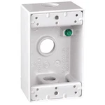 Sigma Electric 14250WH White Rectangle Metallic Single-gang Weatherproof Box. Fixed Price $11.44.