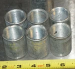 Lot Of 8: Anvil Brand Pipe Fitting, Galvanized Couplings, 1" (X6) + 3/4" (X2). Fixed Price $35.99.