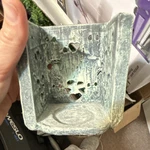 Cast Iron Decorative Wall With Heart And Fleur-de-lis Gothic Design. Fixed Price $19.35.