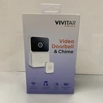 Vivitar DB201-WHT Wireless Video Doorbell Smart Security Camera Wi-fi Chime. Fixed Price $21.88.