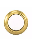 Heath Zenith SL-765-00 Polished Brass Metal Wired Pushbutton Doorbell 0.78 In.. Fixed Price $8.65.