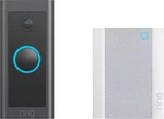 Ring Wi-fi Smart Video Doorbell Wired With Chime Black. Fixed Price $49.99.