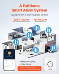 Door Chime, Dc 12V, Wireless Open Contact Sensor Alarm With 656 Ft. Fixed Price $92.48.